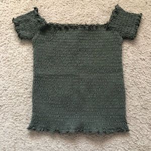 Smocked Off the Shoulder Top